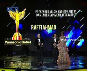 Kategori Presenter Musik, Variety Show dan Entertainment Raffi Ahmad