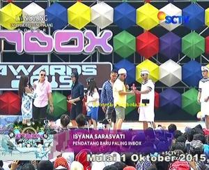 Pemenang Kategori Pendatang Baru Paling INBOX Isyana Sarasvati